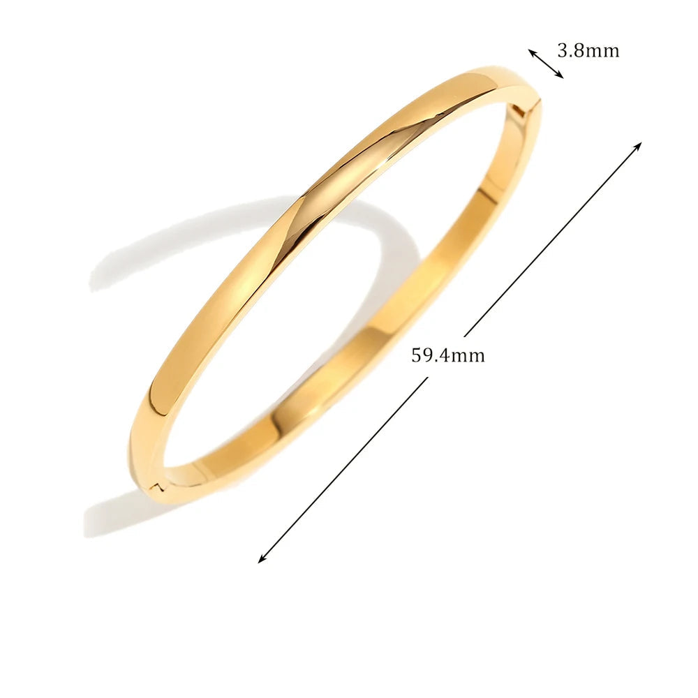 Rounded Edge Bangle