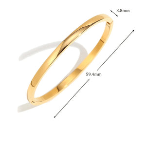 Rounded Edge Bangle
