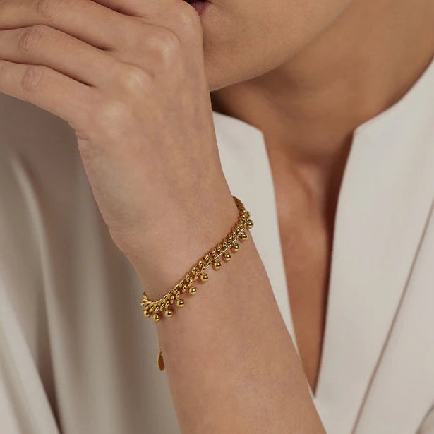 Ball Drop Statement Bracelet