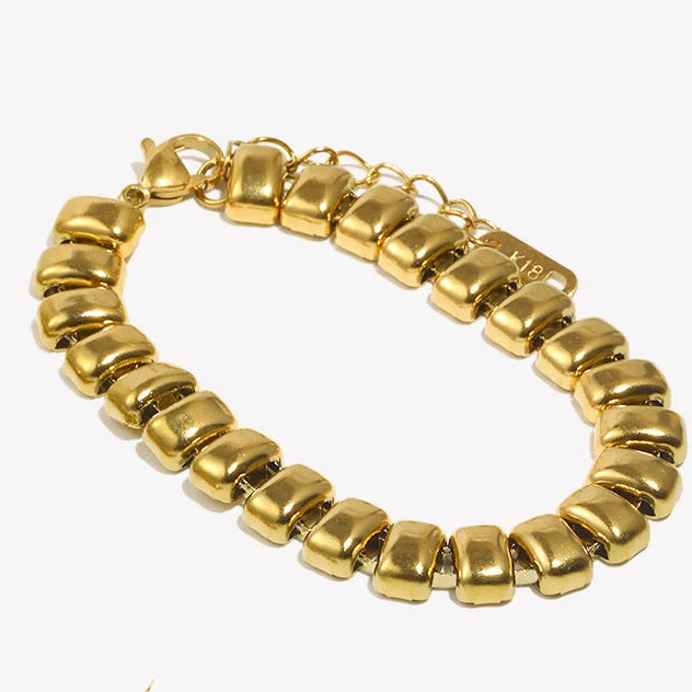 Rounded Bean Bracelet