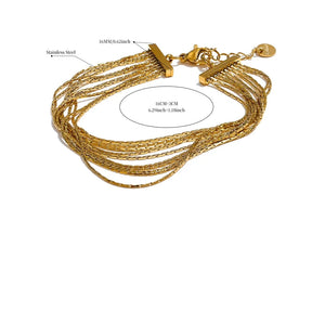 Multilayer Chain Bracelet