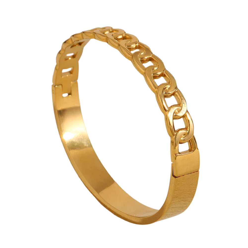 Hollow Chain Bangle