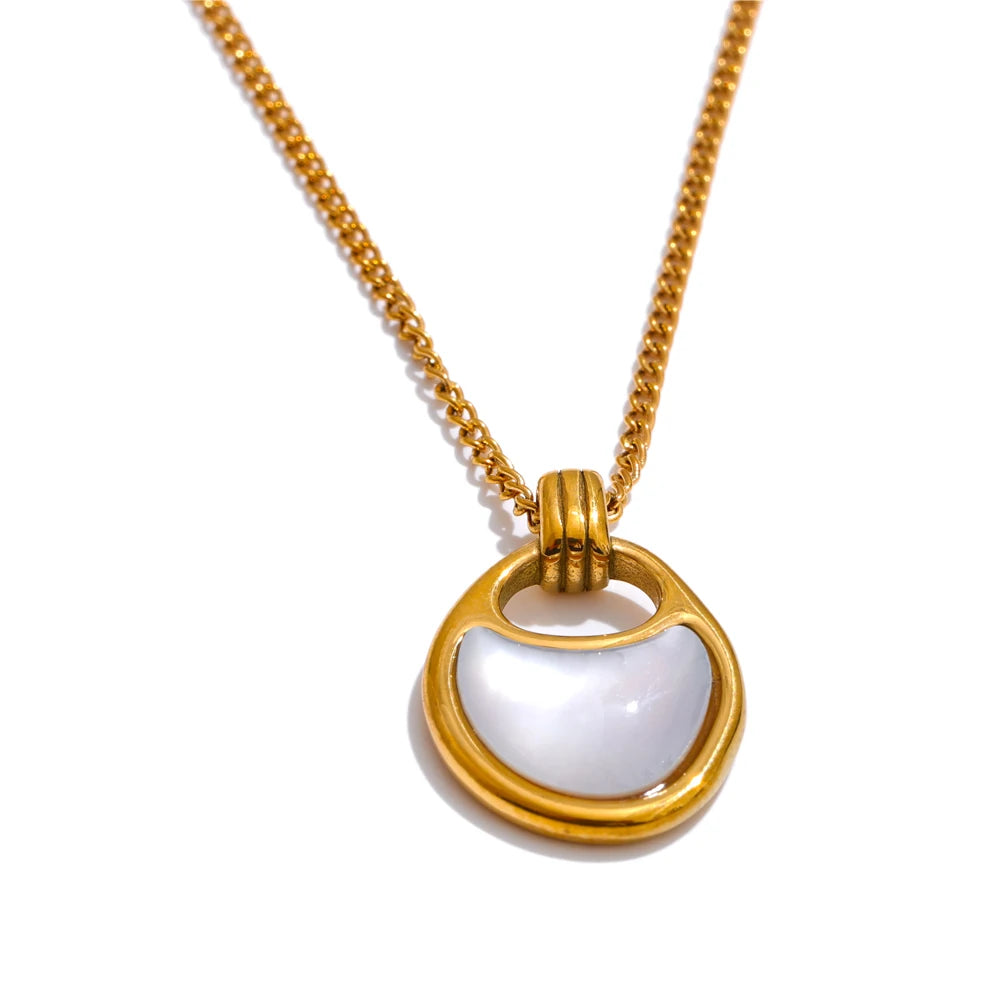 Natural Shell Long Chain – Luxoba