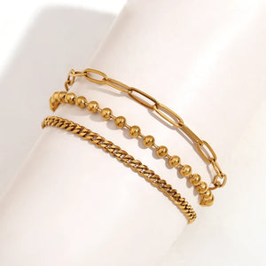 Triple Layer Anklet