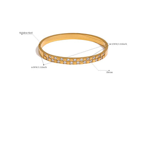 Chequered Studded Bangle