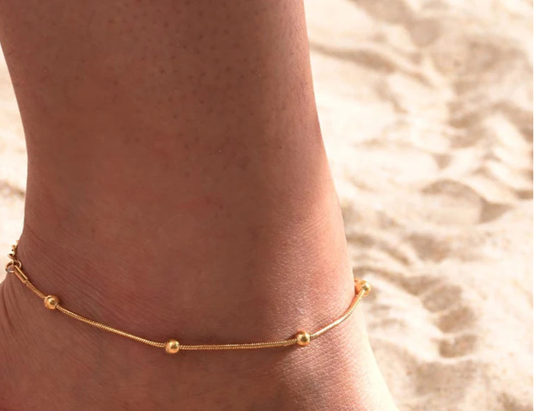 Ball Beaded Anklet