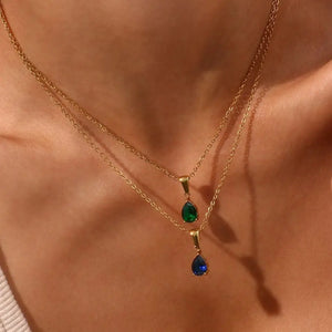 Tear Drop Pendant Chain