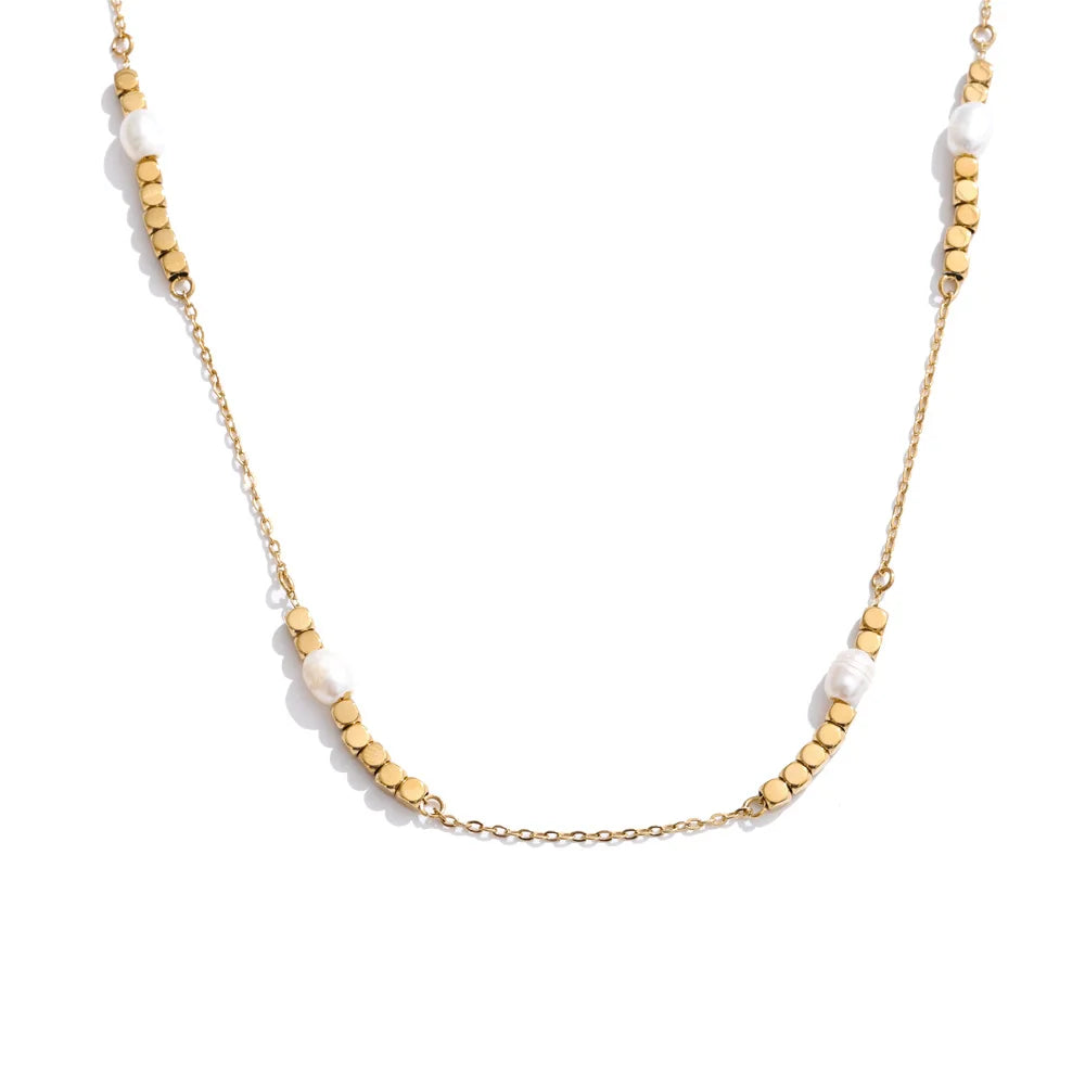 Pearl Cube Chain