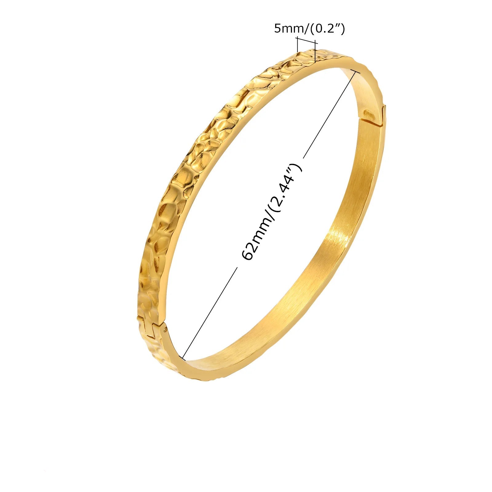Hammered Bangle