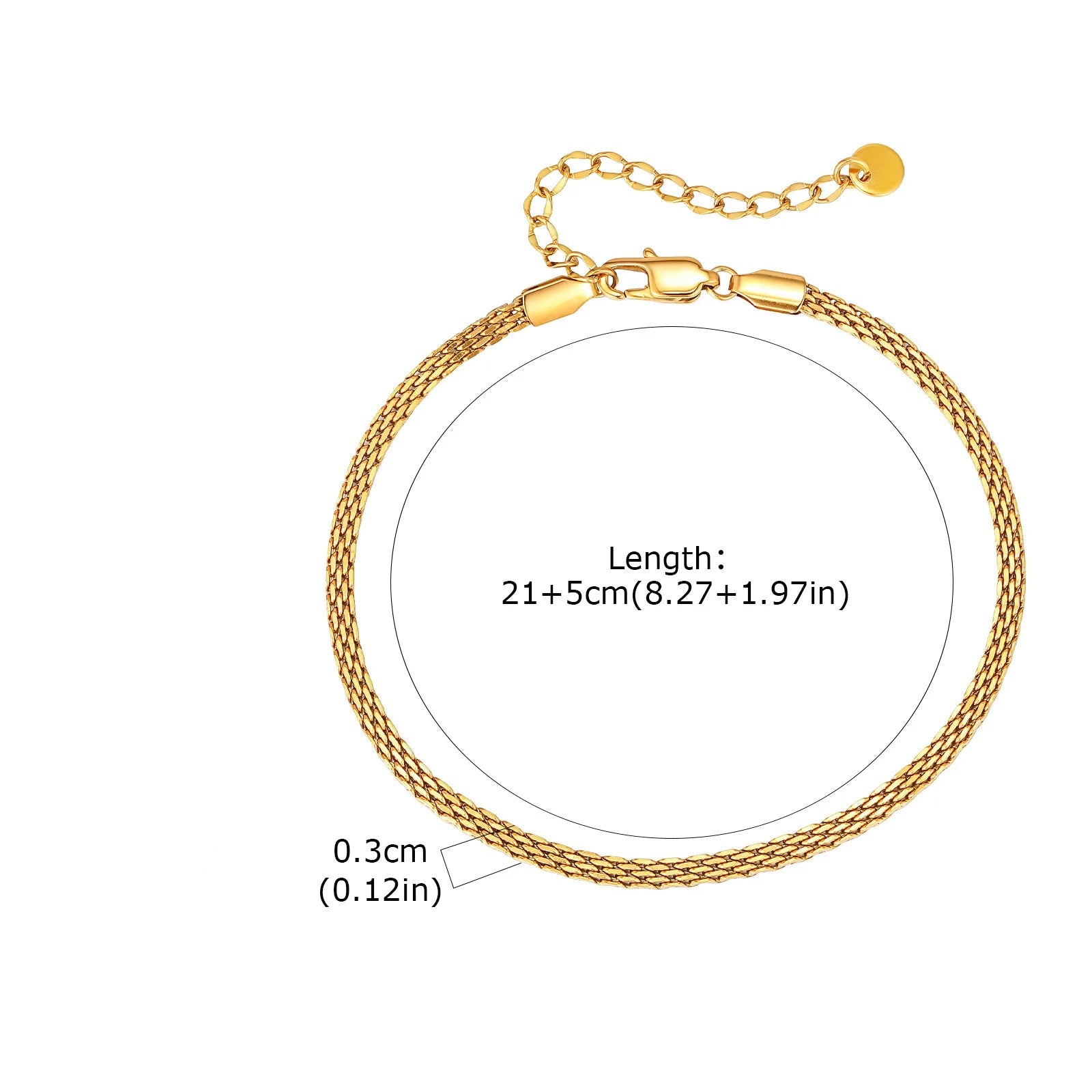 Mesh Chain Anklet