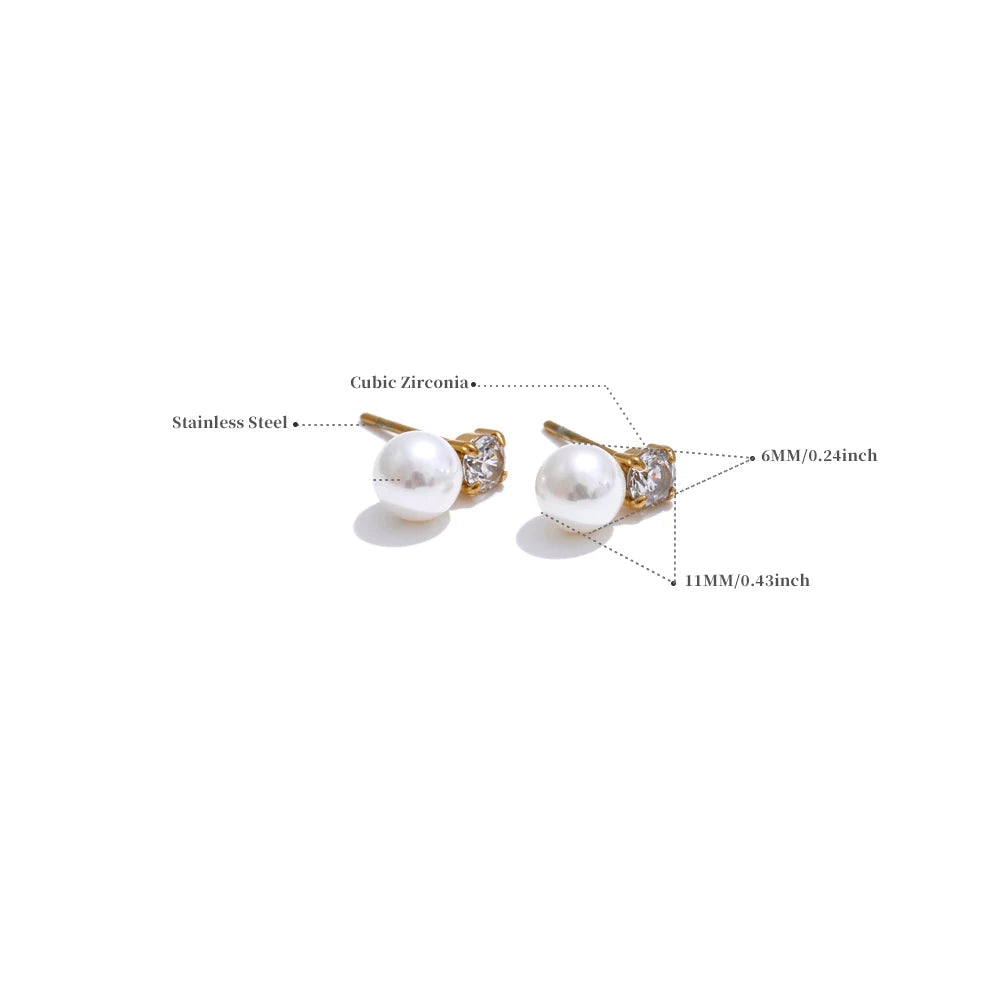 Pearl Mini Stud Earring
