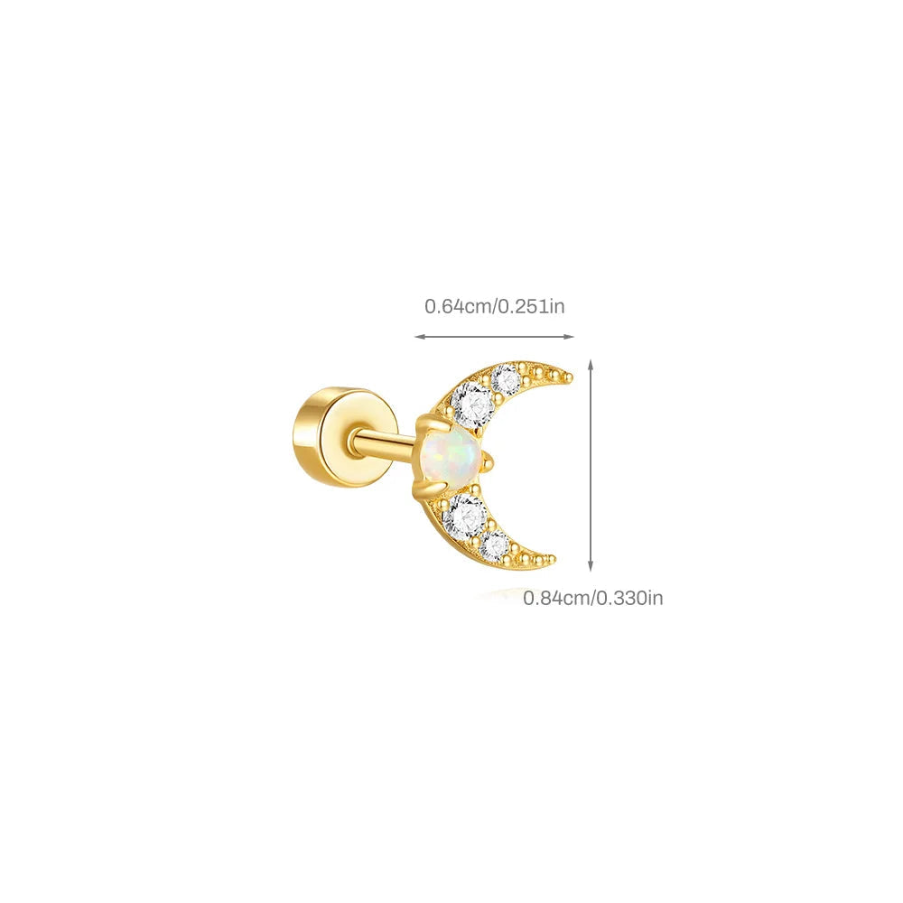 2nd Piercing Moon Earring