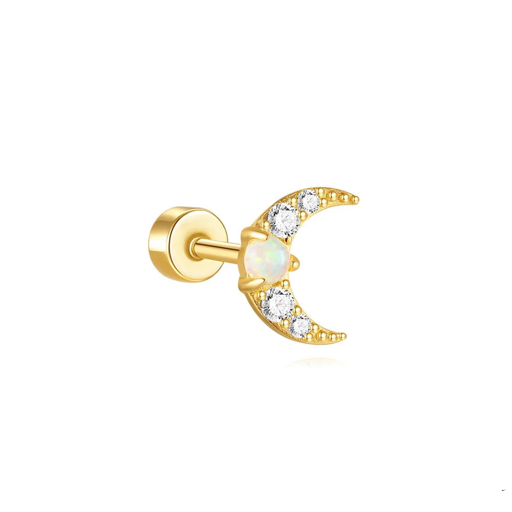 2nd Piercing Moon Earring