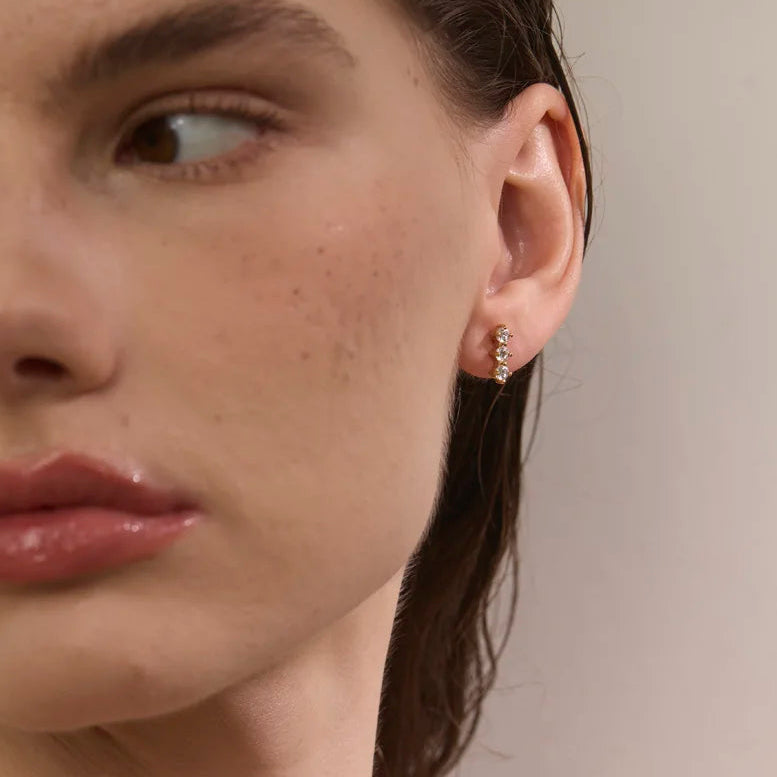Three Dot Stud Earring