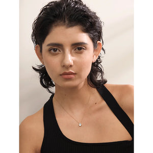 Natural Stone Pear Pendant Chain
