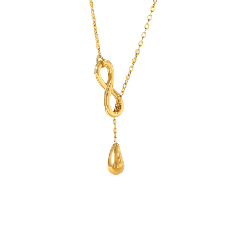 Infinity Water Drop Y Shape Chain