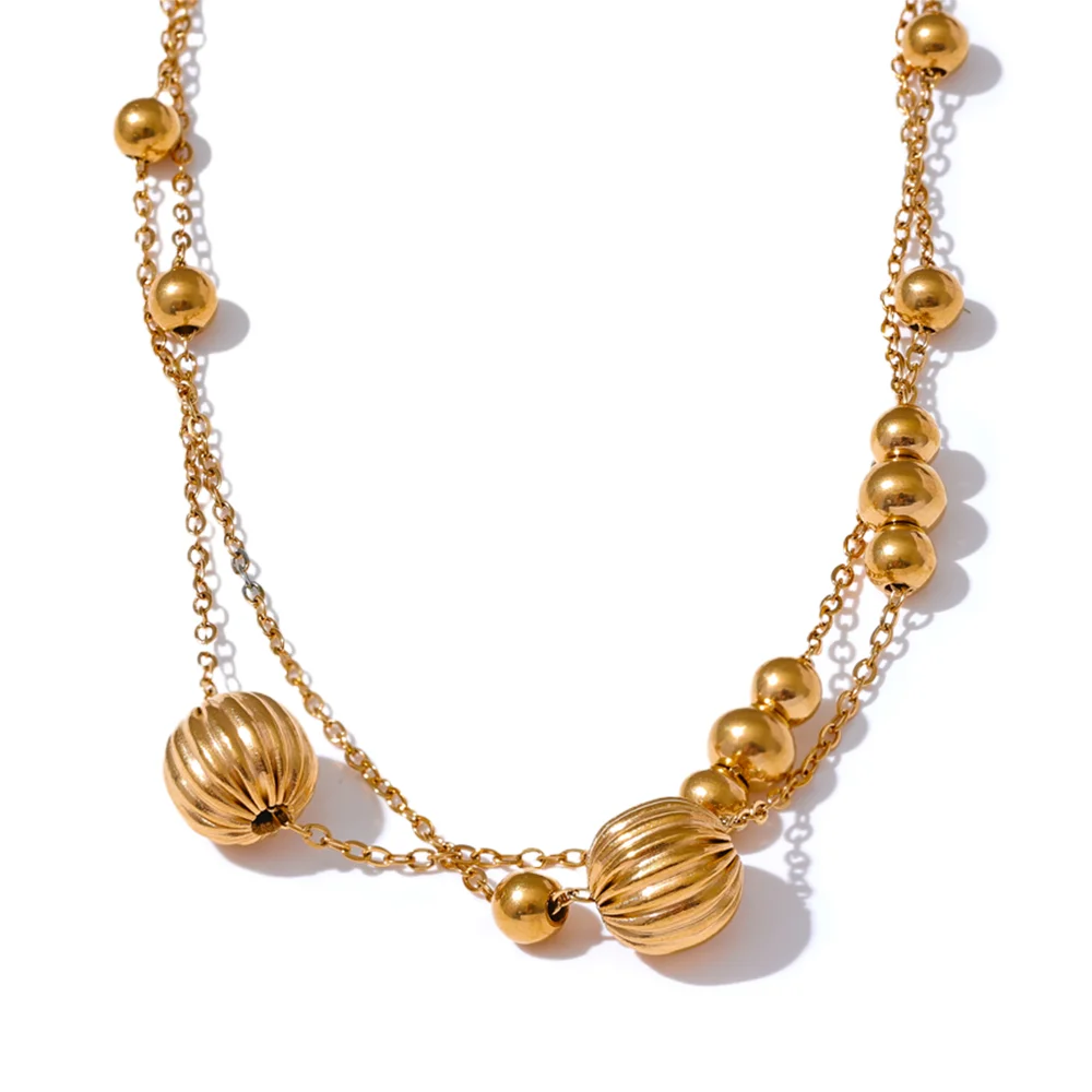 Textured Ball Long Chain