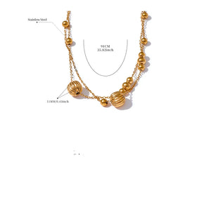 Textured Ball Long Chain