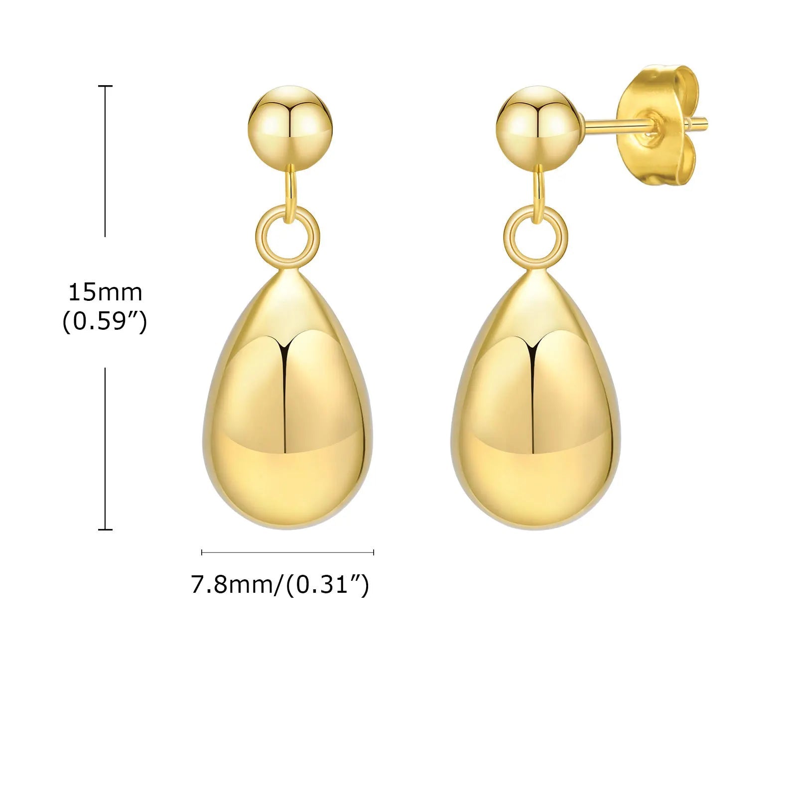 Teardrop Dangle Earring
