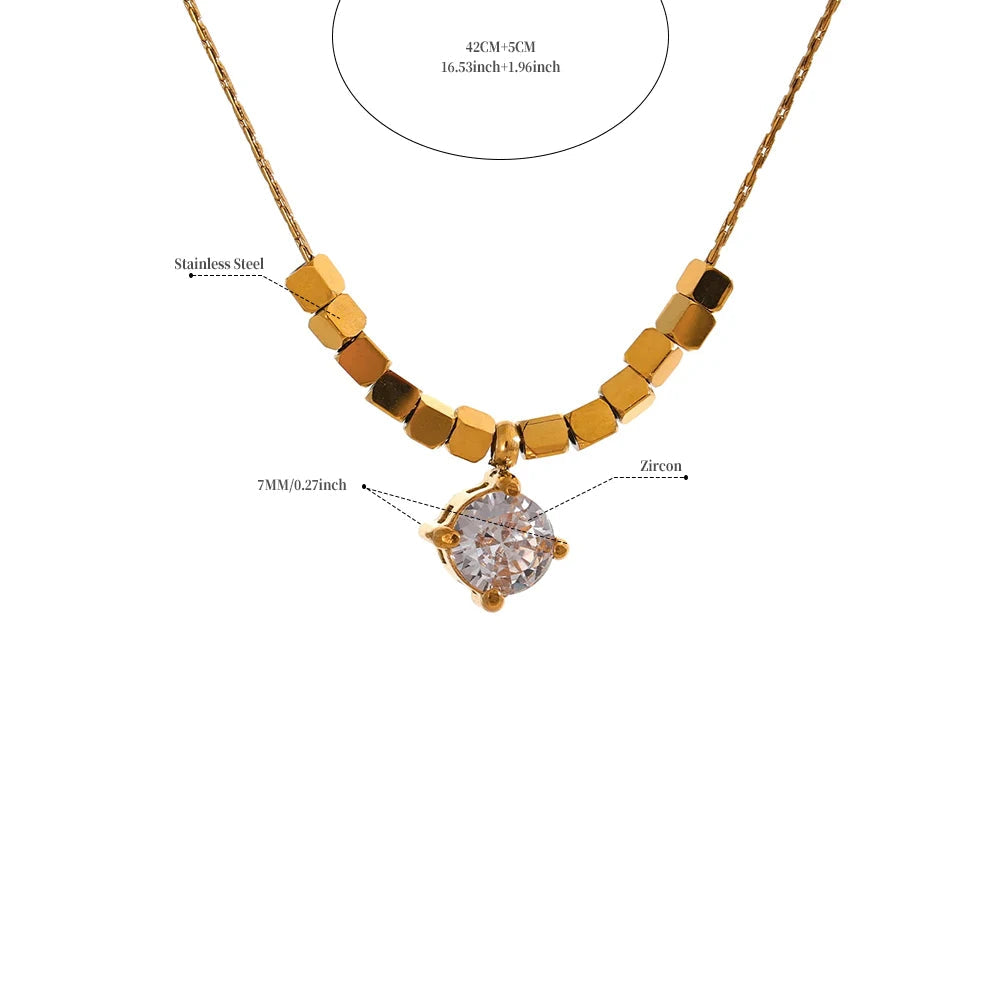 Cube and Sparkle Invisible Chain