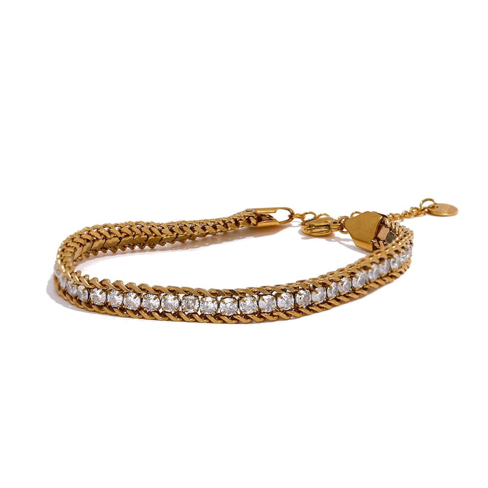 Studded Bracelet Luxoba Gold 