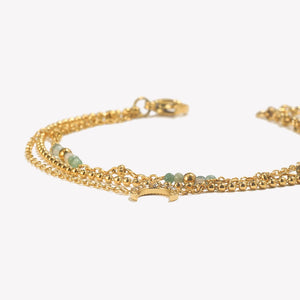 3 Layer Moon Bracelet