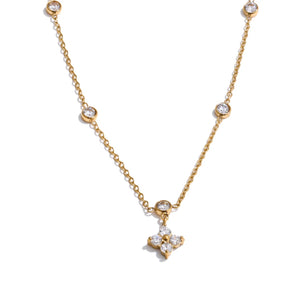 Four Petal Pendant Chain