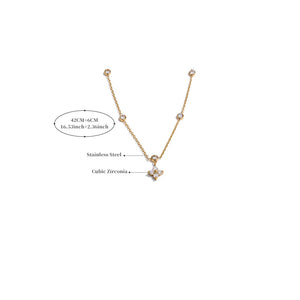 Four Petal Pendant Chain