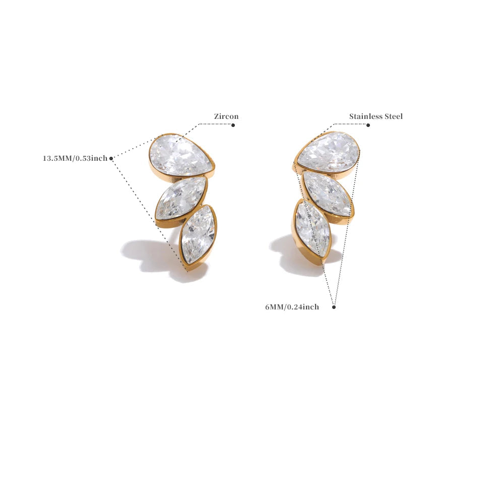 Leaf Drop Earring