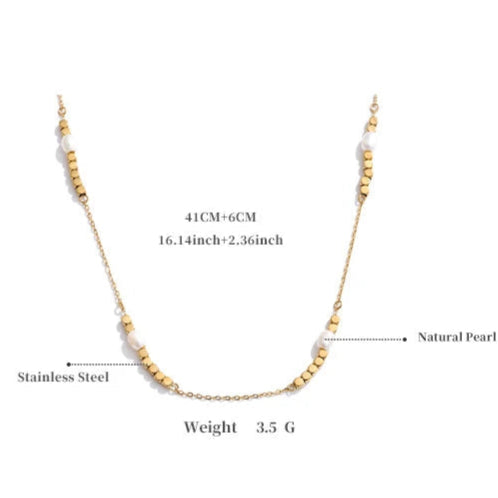 Pearl Cube Chain