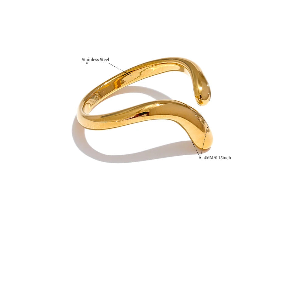 Open Wave Ring