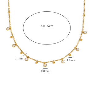 Sparkle Drop Chain