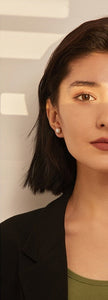Simple Pearl Stud Earring Luxoba 